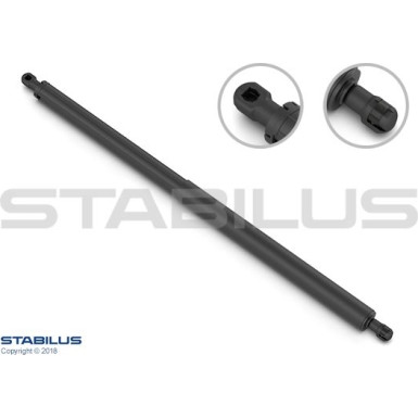 Gasfeder, Hinten L 689 540N Mercedes V-Klasse 14 FEDERBEIN 433572