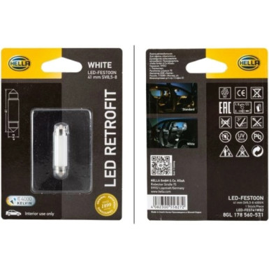 HELLA Glühlampe, Innenraumleuchte HELLA Glühlampe, Innenraumleuchte