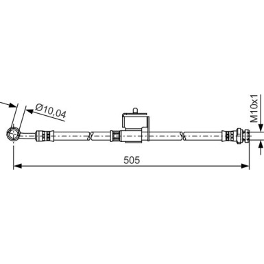Bremsschlauch | KIA,HYUNDAI | 1987481505 Bremsschlauch | KIA,HYUNDAI | 1987481505