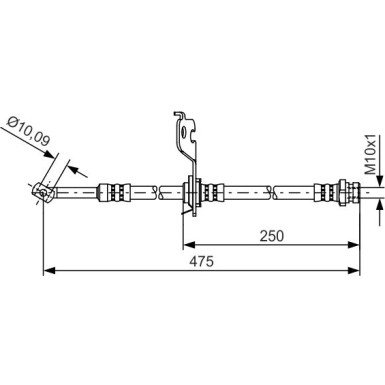 Bremsschlauch | KIA Picanto | 1987481392