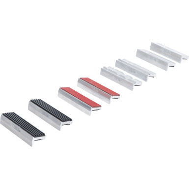 BGS Schraubstock-Schutzbacken-Satz | Aluminium | 100 mm | 8-tlg | 8442