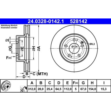 Bremsscheibe PowerDisc 24.0328-0142.1
