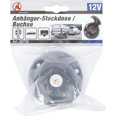 BGS Anhänger-Steckdose / Buchse 7-polig BGS Do it yourself 80752