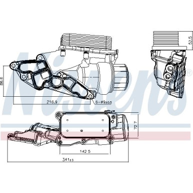 Ölkühler PKW Mercedes C-Klasse 07 FIRST FIT 90933