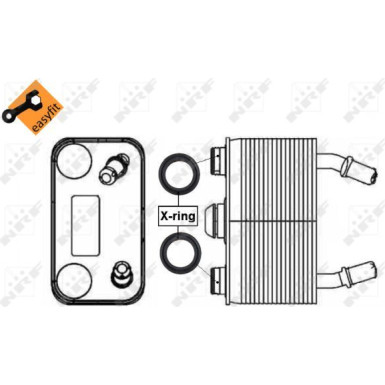 NRF Ölkühler 31076 EASY FIT
