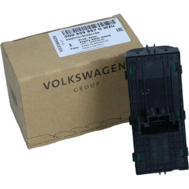 Original VAG Fensterschalter VW Polo 17- (Farbe: Mattschwarz - Aluminium) | 5G0959857GWZU