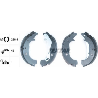 91081600 Bremsbackensatz