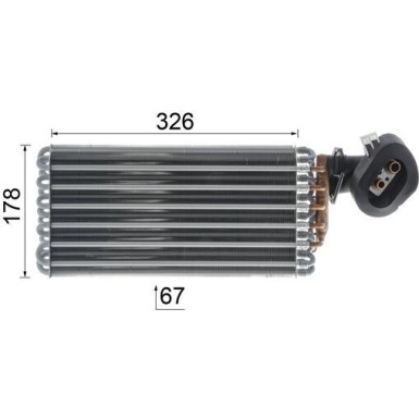 MAHLE Verdampfer, Klimaanlage | AE 32 000P