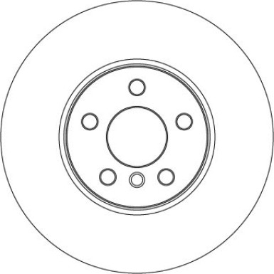 TRW Bremsscheibe | DF6834S