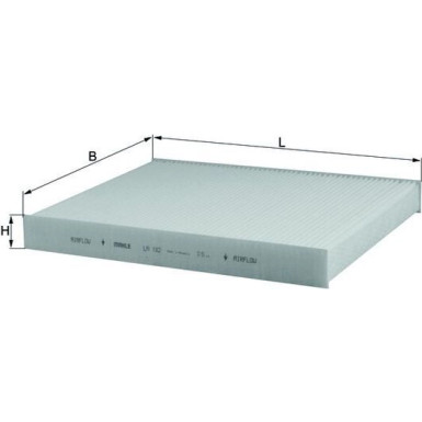 MAHLE Filter, Innenraumluft LA 182