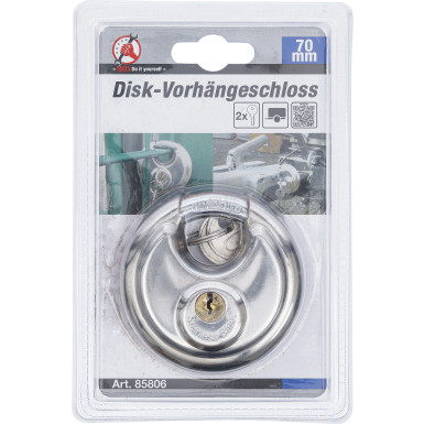 BGS Disk-Vorhängeschloss 70 mm BGS Do it yourself 85806