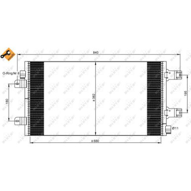 Kondensator, Klimaanlage EASY FIT 35880
