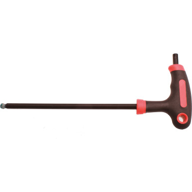 BGS Schraubendreher mit T-Griff und seitlicher Klinge Innensechskant/Innensechskant mit Kugelkopf 4 mm BGS Do it yourself 7882-4