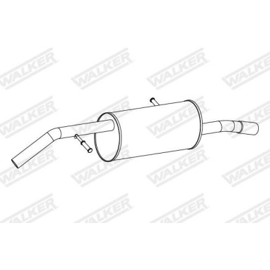 Endschalldämpfer | CITROEN C3 09 | 24262 Endschalldämpfer | CITROEN C3 09 | 24262