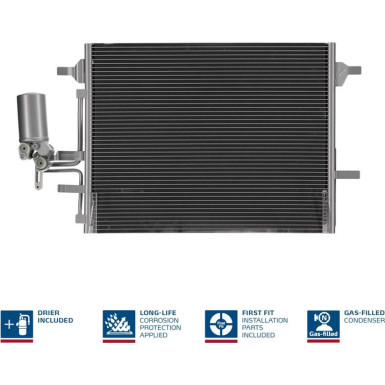 Kondensator PKW VOLVO S60 / V60 10- D3 FIRST FIT 940159