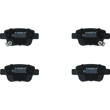 KAMOKA Bremsbelagsatz, Scheibenbremse JQ1013298