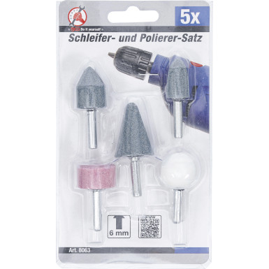 BGS Schleifer- und Polierer-Satz 5-tlg BGS Do it yourself 8063