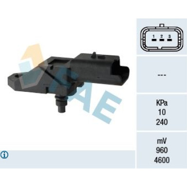 FAE Sensor, Saugrohrdruck | 15046