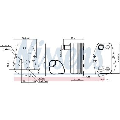 Ölkühler PKW BMW X3 E83 04 FIRST FIT 90904