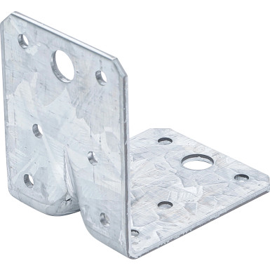 BGS Winkelverbinder mit Sicke 70 x 70 x 55 x 2,5 mm BGS Do it yourself 80937