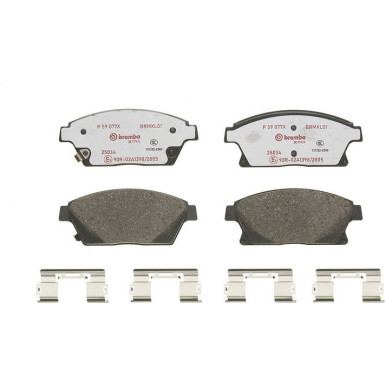 BREMBO Bremsklötze Xtra VA CHEVROLET Cruze OPEL Astra 10 XTRA LINE P 59 077X