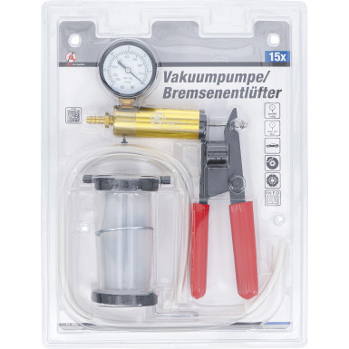 BGS Vakuumpumpe / Bremsenentlüfter max. 0,7 bar BGS Do it yourself 8999