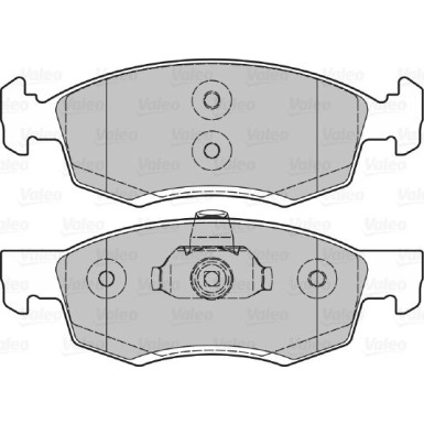 VALEO Bremsbeläge 601017