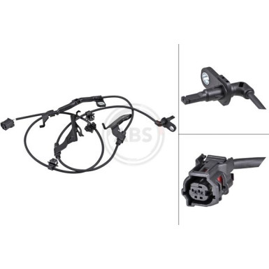A.B.S. Sensor, Raddrehzahl A.B.S. Sensor, Raddrehzahl