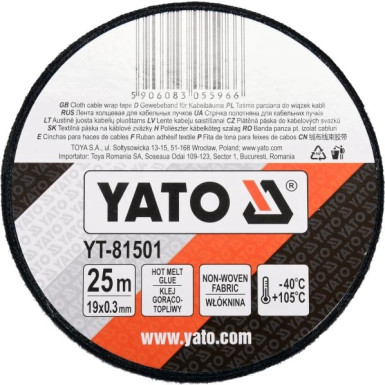 YT-81501 Ta û Verfügt ▄ber Gewebe für Kabelbündel 25M 19mm