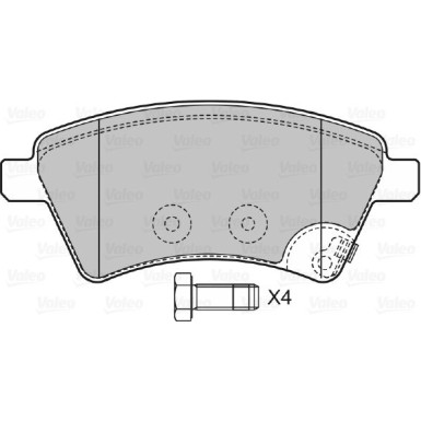 VALEO Bremsbeläge VALEO Bremsbeläge