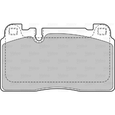 VALEO Bremsbeläge 601467