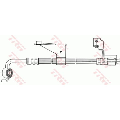 TRW Bremsschlauch PHD364