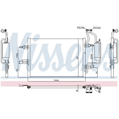 Kondensator PKW OPEL Meriva 03 FIRST FIT 94624