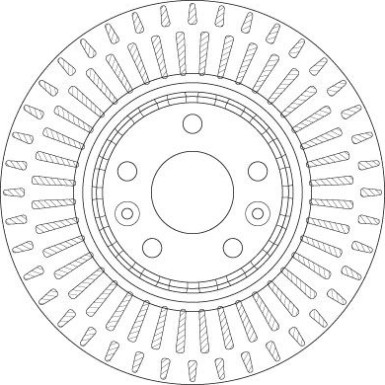 Bremsscheibe Renault P. Laguna 08-/Grand Scenic 2.0Dci TRW SINGLE DF6208S