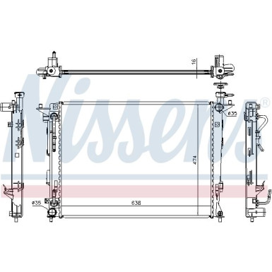 Wasserkühler PKW | Hyundai ix35 2.0-2.4 Aut 10 | 67466