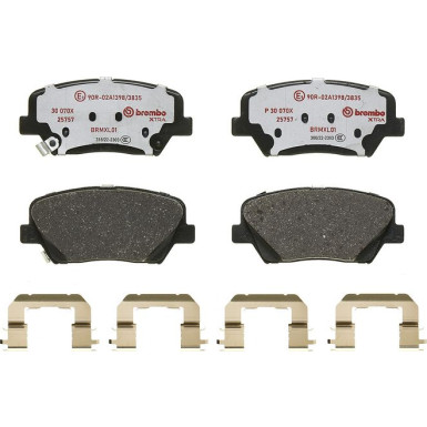 BREMBO Bremsklötze Xtra VA HYUNDAI Nexo, Santa Fe KIA 11 XTRA LINE P 30 070X