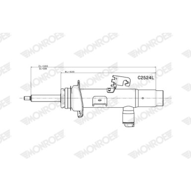 MONROE RideSense VA li | BMW 1,2,3,4 11 | C2524L