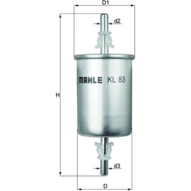 MAHLE Kraftstofffilter | KL 83