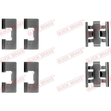 391-1091 Montagesatz f.Bremsklötze | HONDA Accord,Civic,Prelude 85 | 109-1091