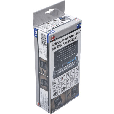 BGS Schraubendreher-Satz mit Wechselklingen 11-tlg BGS Do it yourself 7988