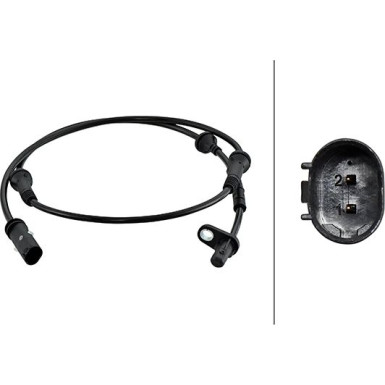 HELLA Sensor, Raddrehzahl 6PU 230 048-181