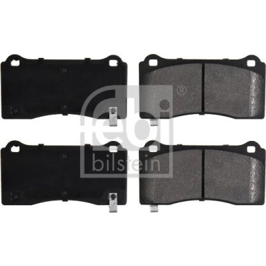 FEBI BILSTEIN Bremsbelagsatz, Scheibenbremse 177659