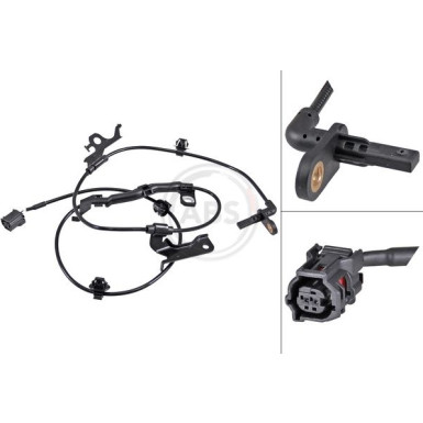 A.B.S. Sensor, Raddrehzahl A.B.S. Sensor, Raddrehzahl
