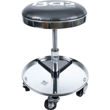 BGS Werkstatt-Arbeitssitz mit 5 Rollen | Ø 360 mm | 8388