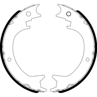 91083800 Bremsbackensatz, Feststellbremse