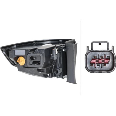 2SD 354 831-031 Heckleuchte 2SD 354 831-031 Heckleuchte