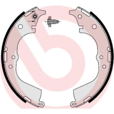 Bremsbackensatz HA TOYOTA Hiace 95-12 ESSENTIAL LINE S 83 537