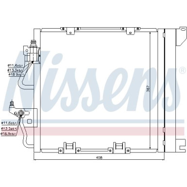 Kondensator PKW | OPEL Astra H 04-, Zafira 08 | 94768