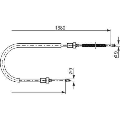 1 987 477 955 Seilzug, Feststellbremse