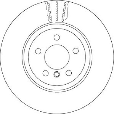 Bremsscheibe Bmw T. F10/F11/F12/F13/F01/F02/F06/F07 TRW SINGLE DF6610S